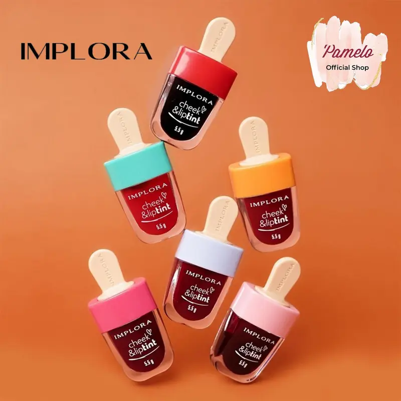 [TERMURAH!] [NEW!!] BPOM IMPLORA CHEEK & LIP TINT ES KRIM BIBIR LIPTINT ICE CREAM | IMPLORA JELLY TINT VIRAL 1