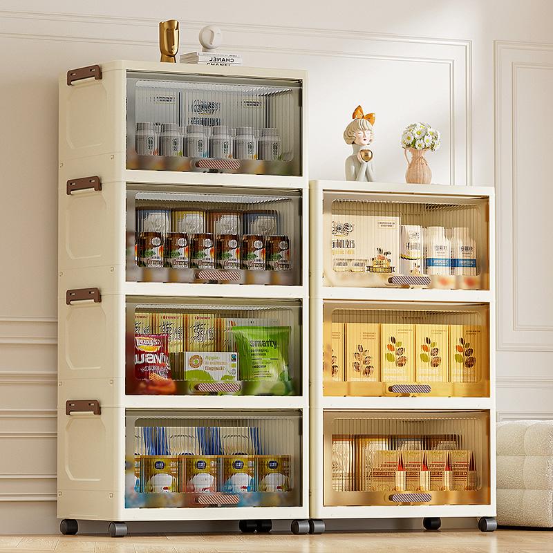 【Tủ nhựa gấp】40-70cm Thể Xếp hộp đựng quần áo Trong suốt đựng đồ tủ nhựa không cần lắp đặt Tủ Đựng Đồ 8
