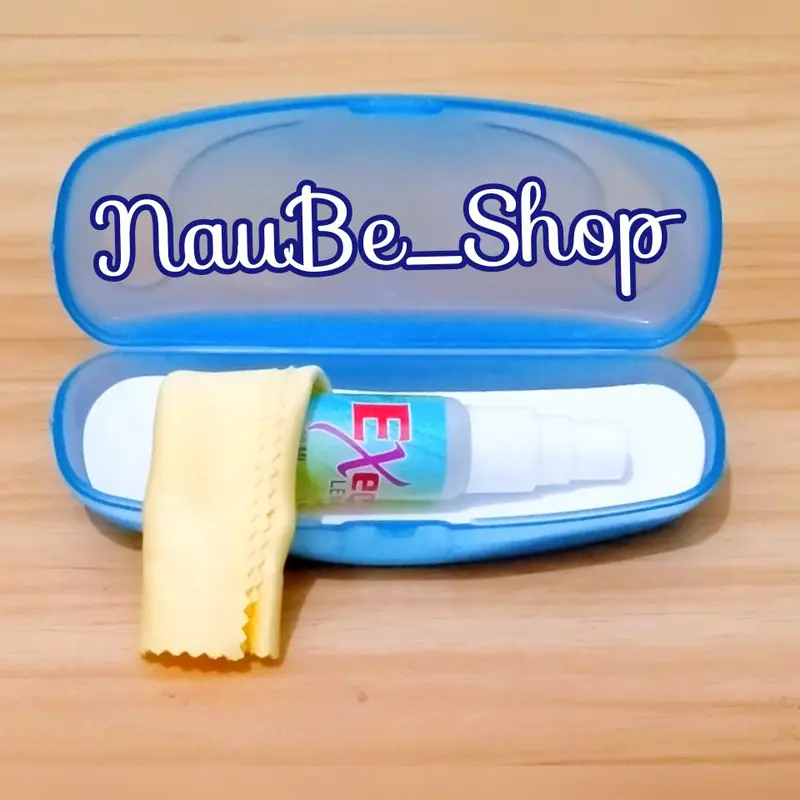 Box + sempotan pembersih + lap kacamata 0