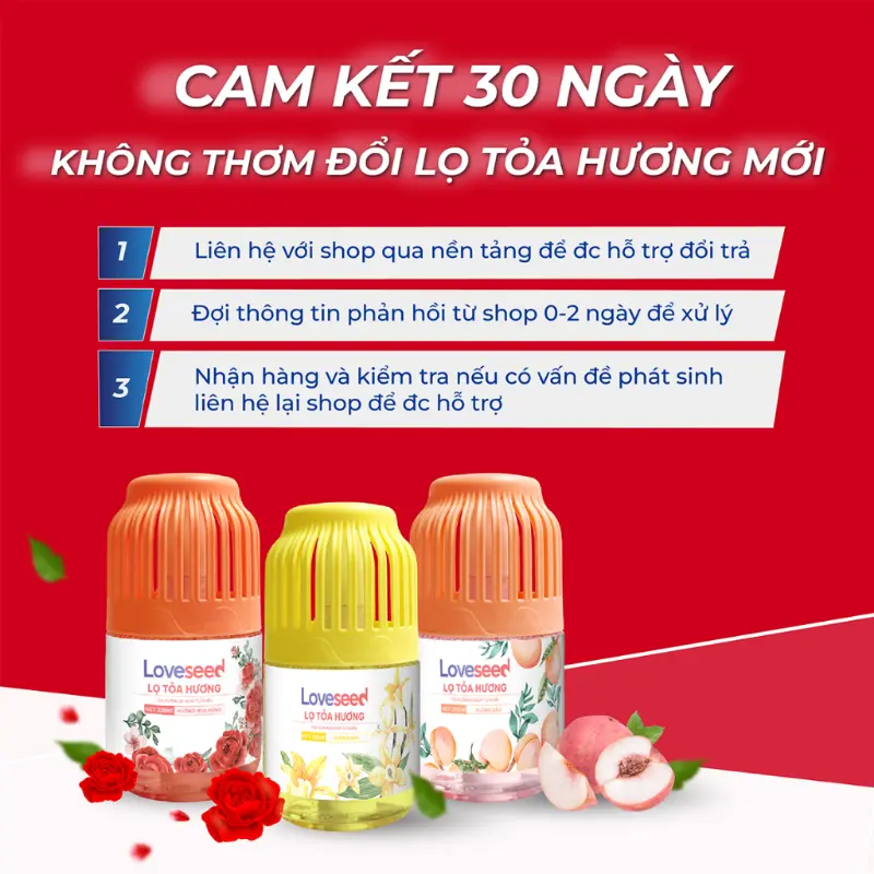 Lọ tỏa hương thơm DREAMOFLOVE, Sáp thơm phòng khử mùi cho phòng ngủ, Lọ tinh dầu thơm phòng khuếch tán hương thơm. 4
