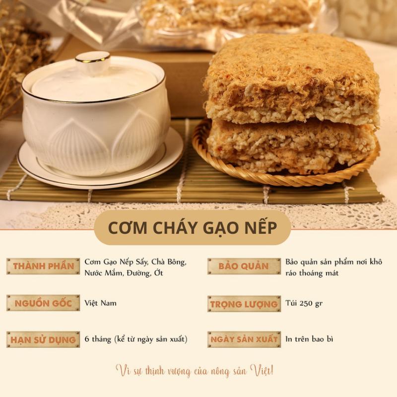 Cơm cháy chà bông gạo nếp, gạo lứt Anno Food thơm ngon, giòn rụm (Đặc sản Sài Gòn) 2