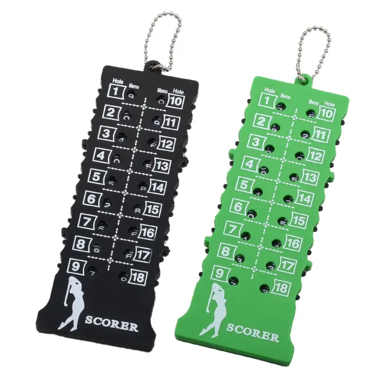 18-hole Golf Score Counter with Keychain, Portable Golf Scorekeeper, Durable Golf Accessories for Men & Women, Golf Gift 5