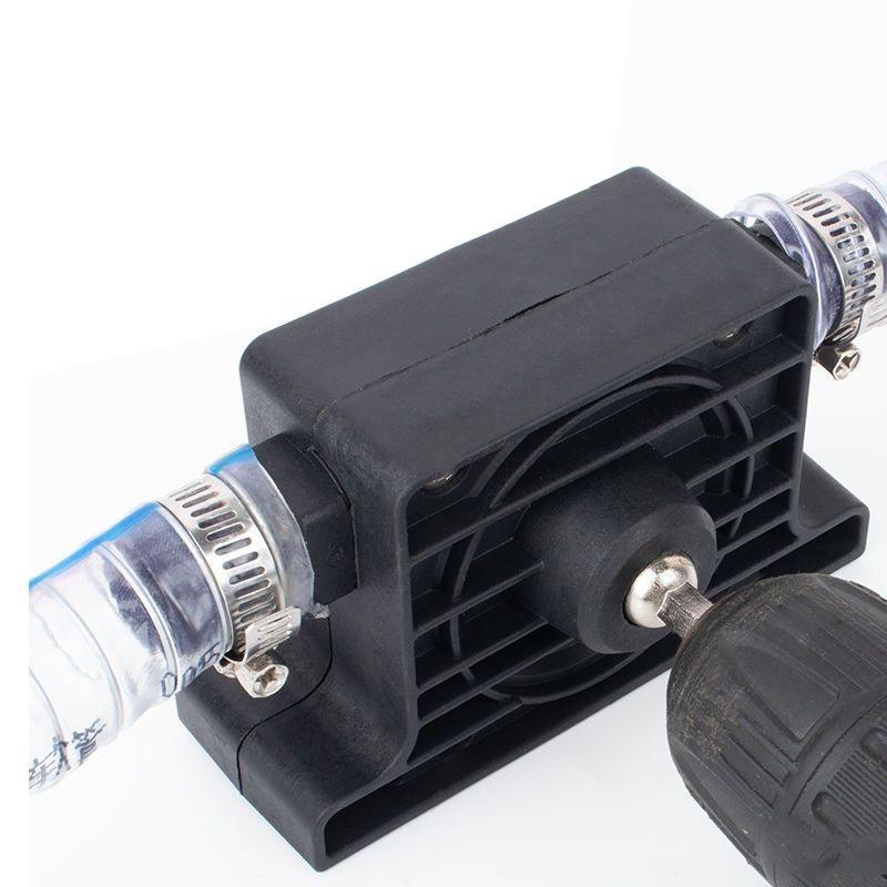 Micro Hand Drill Pump, 1 Count Manual Self-priming Pump, Portable Water Pump, Centrifugal Pump, Suitable for Home Fish Tank, Car, Garden 5