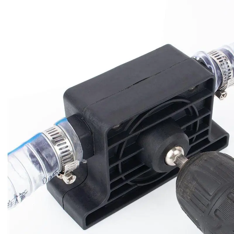 Micro Hand Drill Pump, 1 Count Manual Self-priming Pump, Portable Water Pump, Centrifugal Pump, Suitable for Home Fish Tank, Car, Garden 5