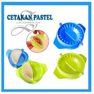 Cetakan Pastel Plastik/Cetakan Gyoza/Cetakan Dumpling/Alat Pencetak Adonan Kulit Pangsit Kitchenware