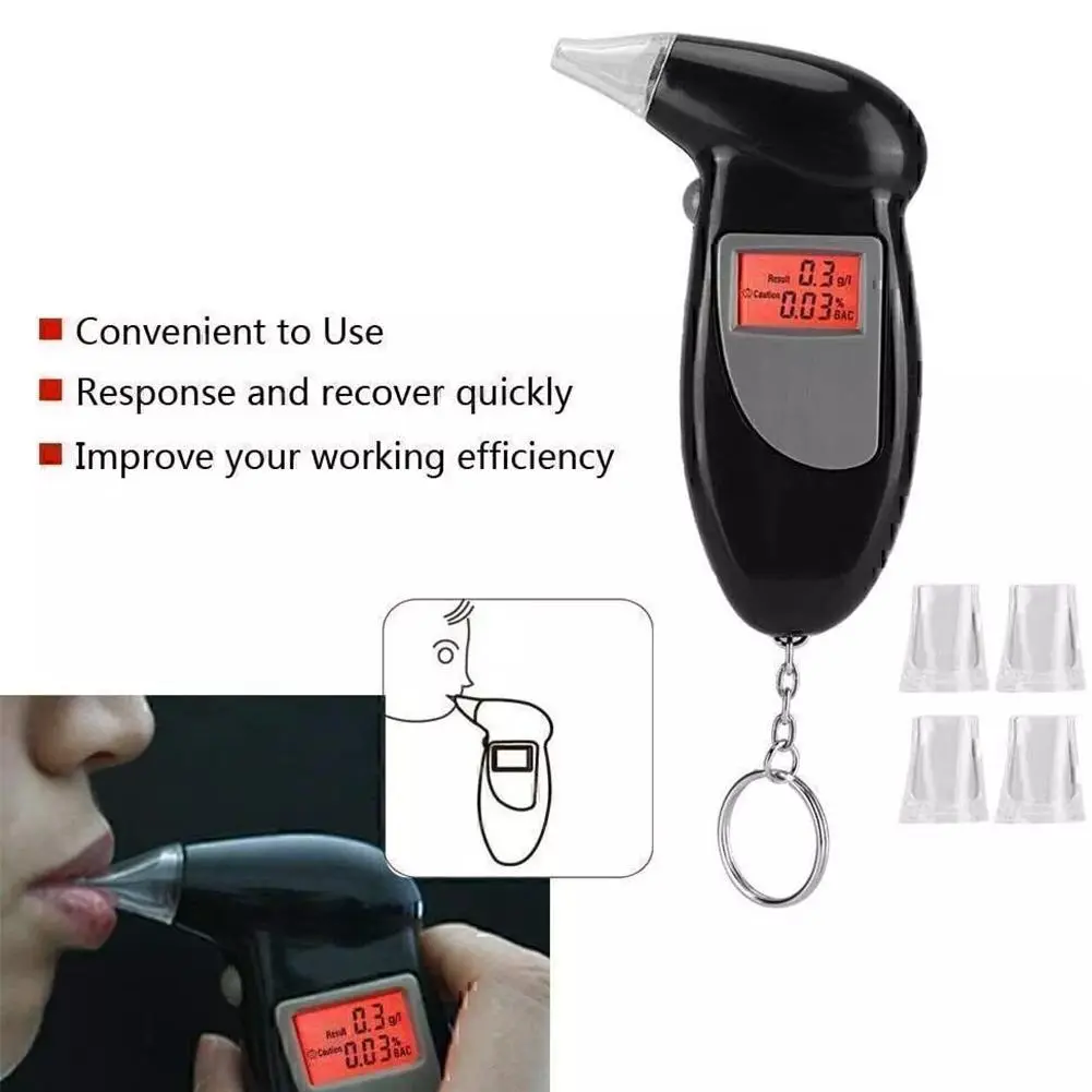 Car Portable Blowing Alcohol Tester Car Blowing Home Car Special Meter Car Alcohol Tester