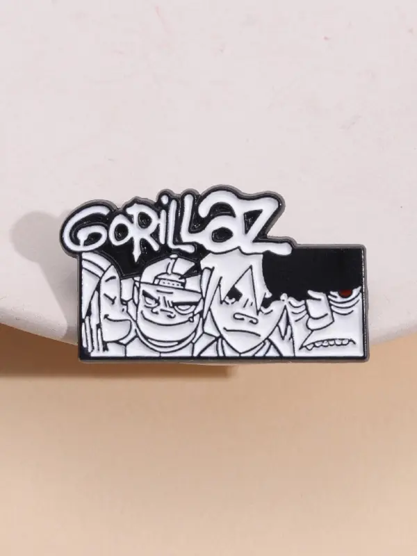 Cartoon Character Brooch, Fashion Alloy Badge for Daily Clothing Decor, Trendy All-match & Exquisite Brooch for Birthday Gift 2