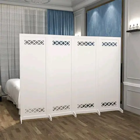 Vách ngăn bình phong kín nhựa pvc che chắn không gian nhà riêng, spa, nhà hàng