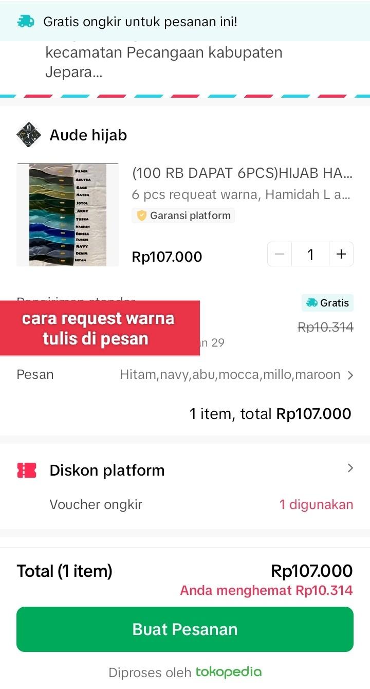 Product Introduction of Paket Isi 5 Pcs Hijab Model Kenan Size L Original By Aude Hijab Muslim Instan Nyaman Standar Kombinasi Kerudung 5