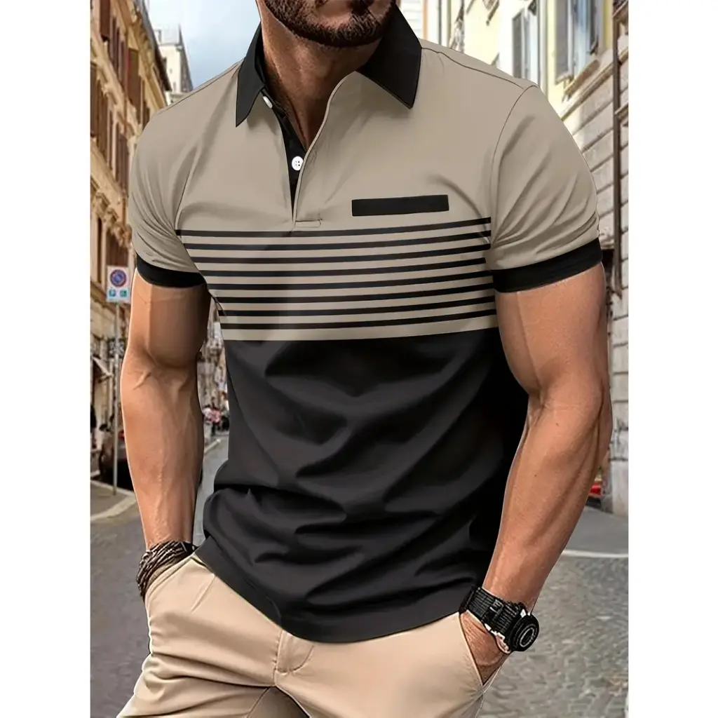 2024 Summer New Style Men's Casual polo Shirt Casual Hot Style