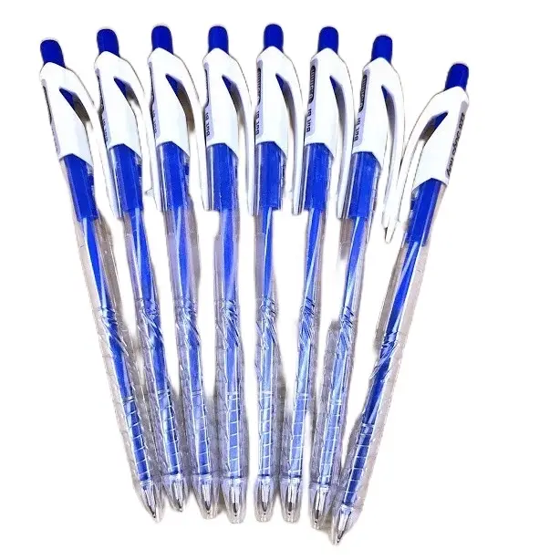 ￼COMBO 50 CÂY BÚT BI MỰC XANH ÁNH SÁNG CÓ TEM MS B33 ĐẦU BI 0.7mm 4