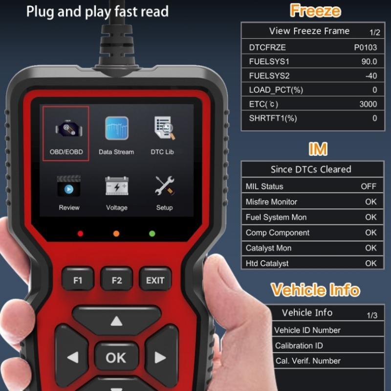 Product Introduction of OBD2 Automotive Fault Diagnosis Instrument, OBD2 Scanner Diagnostic Tool, Car Code Reader, Professional Car Diagnostic Tool for OBD-II Engine System 6