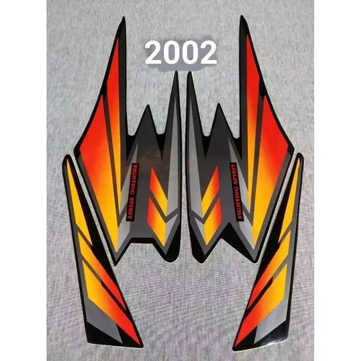 striping rx king tahun 2002 orange ready stok banyak