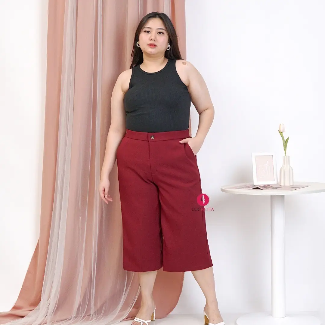 ADEL CELANA 7/8 KULOT BIGSIZE 8145 / Wanita Casual