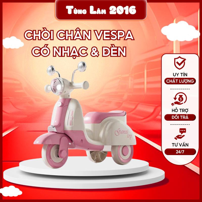 XE CHÒI CHÂN VECPA CHO BÉ 1-3 TUỔI CÓ NHẠC ĐÈN 968