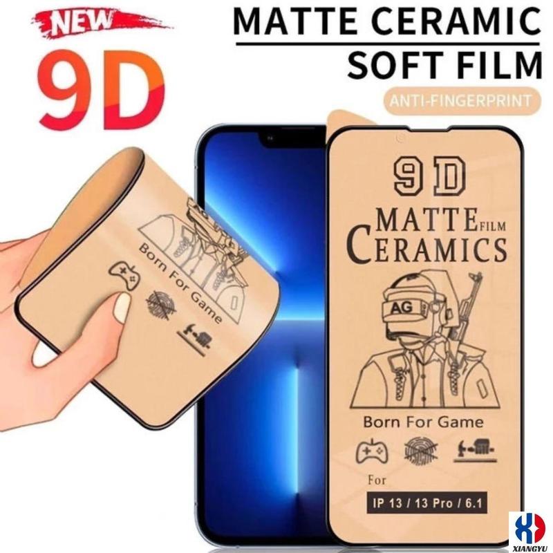  Bảo Vệ Màn Hình Bao Phủ Toàn Bộ 3 Chiếc Dành Cho Xiaomi Mi Redmi Note 12S 12 12C 11S 11 10C 10S 10 9 9S 8 10S 9A 9T 9T 10T A1 A2 Poco M5 X5 X3 M3 F5 NFC Pro Phim Gốm Mềm Lì 