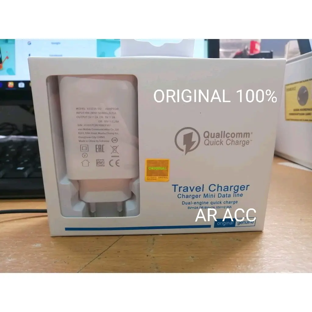 BAYAR DI TEMPAT CHARGER casan viv micro usb ORIGINAL CASAN ViV Y12 Y15 Y17 Z1 Pro 2020 Carger Viv Micro Usb Charger Y12 Original Putih