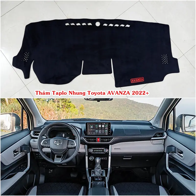 TOYOTA thảm taplo Nhung lông cừu đủ xe. Hãy bấm để chọn đúng tên và đời xe của mình ạ. Nội thất ô tô Phụ Tùng 2