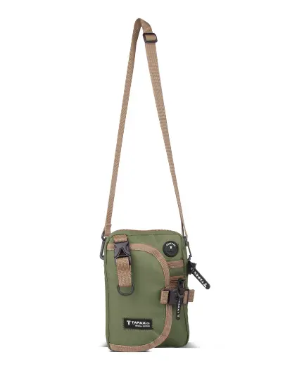 [Beli Lokal] TAPAXCO Tas Selempang Pria Vermin Slingbag Casual Local Original Hitam 2