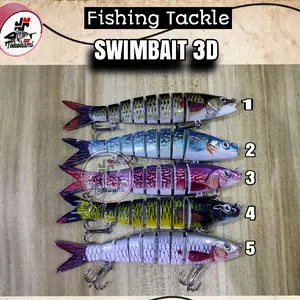 Swimbait 3D Jointed 20gram  ikan patah2 atau ikan belah Harga Satuan Umpan