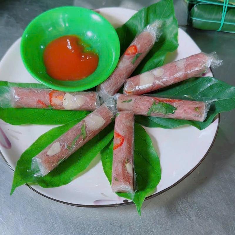 (SP chỉ gửi được Miền Bắc và Trung): Nem Chua Hậu Len 5 Chục cái chua cay chuẩn vị thanh hoá nem 7