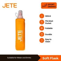 Gambar Soft Flask JETE 250ml Botol Air Lipat Silicone Foldable Sport Water Bottle Minum Olahraga Lari Running BPA Free - 250 ml - 250 ml dari Doran Authorized Store Kota Administrasi Jakarta Pusat 1 Tokopedia