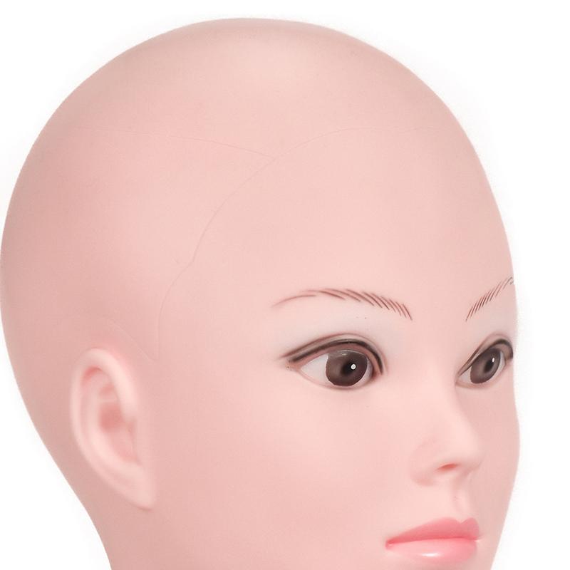 Product Introduction of Cosmetology Wig Making Training Bald Mannequin Head Model Stand Rack,Durable Materials 3