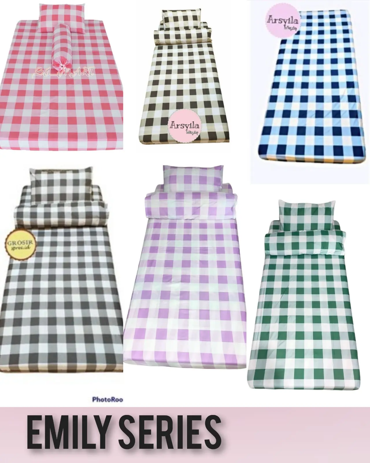 Sprei saja AESTHETIC tanpa sarung bantal dan sarung guling ukuran 90x200x15, 120x200x15 seprai motif