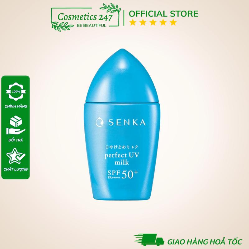 Kem chống nắng nâng tông cho da dầu dạng essence SENKA PERFECT UV ESSENCE A…