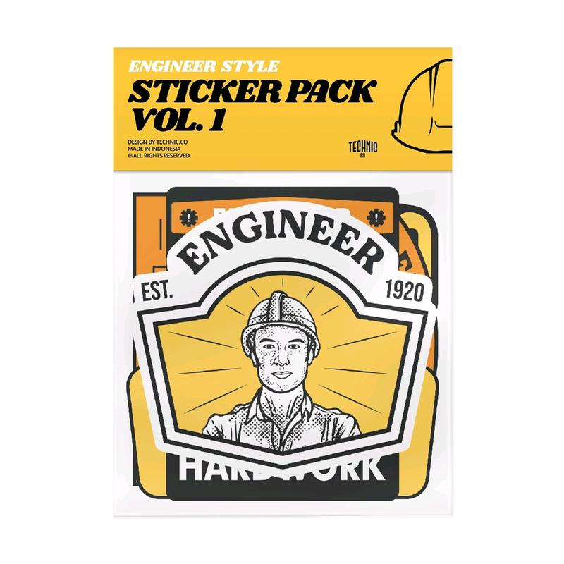 Sticker Pack Vol 1 Engineer Style - Shop | Tokopedia