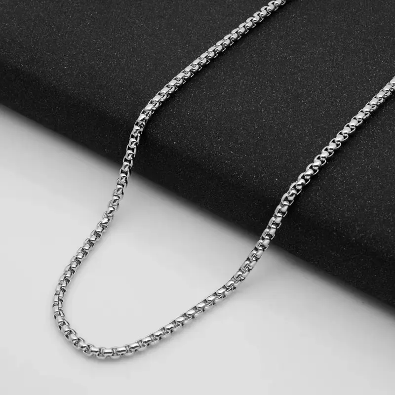 Dây chuyền phong cách đơn giản titan không đen gỉ đủ kích thước - Unisex - phối đồ nam nữ