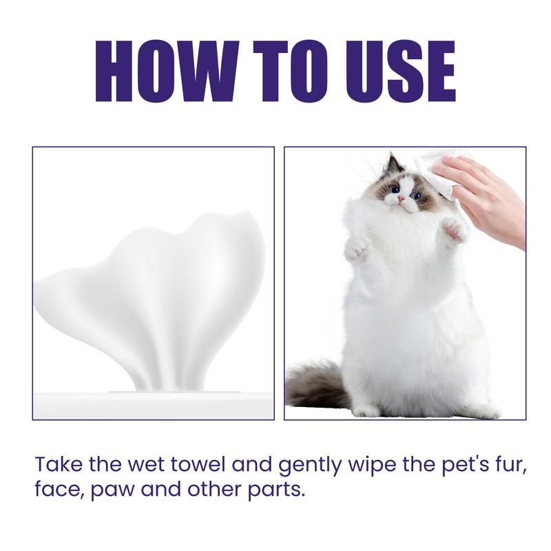 Product Introduction of [Ready Stock & Cod] Yegbong Pet Wipes Multi-Purpose Pet Cleaning Wipes Deodorant Cleaning Earmite Earwax Eye Dirt 1