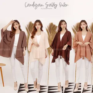 Cardigan Sally Outer / Batwing Cardi  atasan wanita  cantik