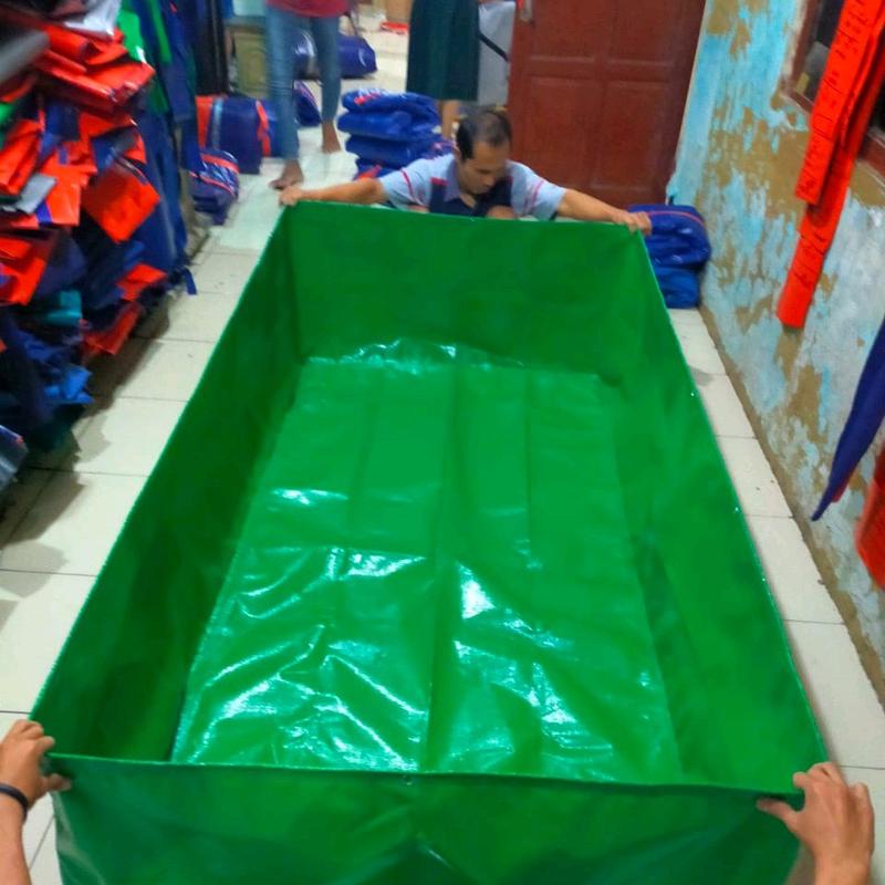 Terpal kolam ikan 100x150x100 2