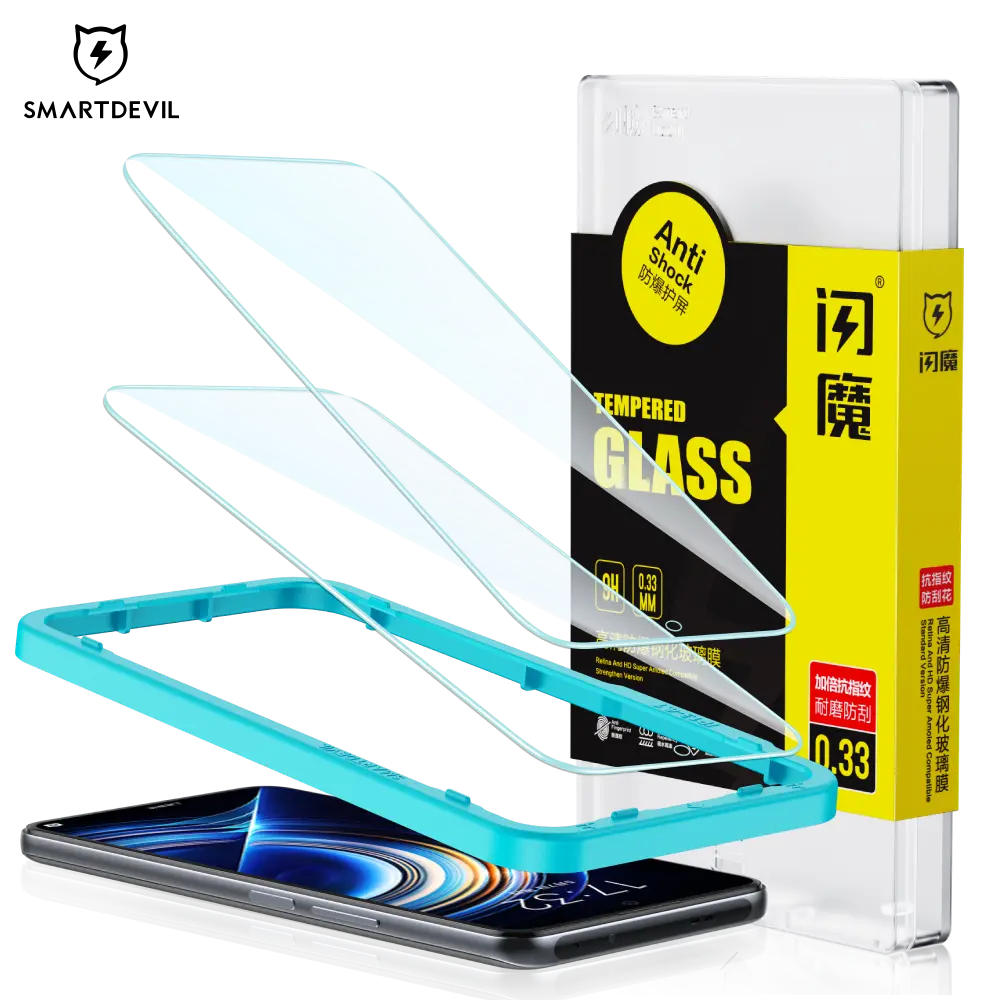 Kaca Bajaan, SmartDevil, untuk Xiaomi Redmi K70 Pro, K60, K50 Permainan, K40S, Pelindung Skrin, Redmi K40, K30, Kaca HD, Anti Sinar Biru Phone