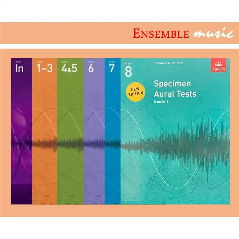 High Quality ABRSM Specimen Aural Tests Grade 1, 2, 3, 4, 5, 6, 7, 8
