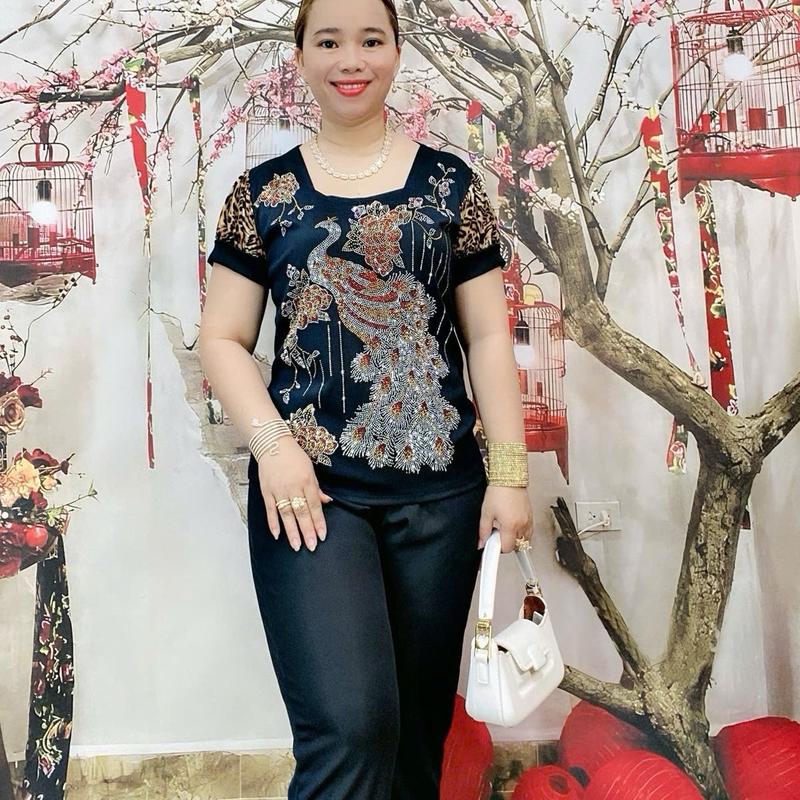  Mã 27 Đồ Bộ Thiết Kế Tay Ngắn Cổ Vuông Đính Đá Vải Thun Tăm Hàn Co Giãn Bốn Chiều Cho Nữ Chất Liệu Ôm Sát Cơ Thể Tạo Cảm Giác Thoải Mái 