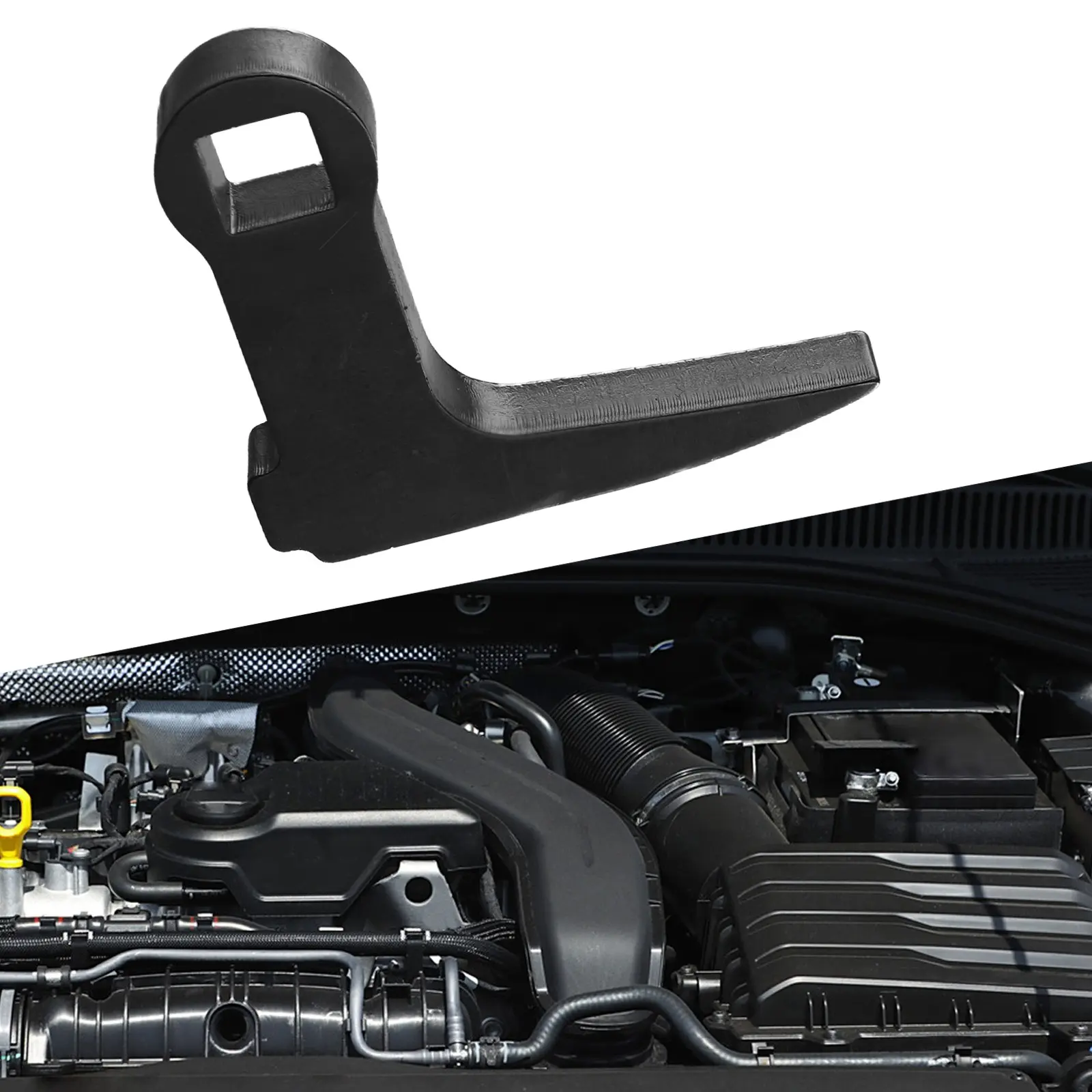1/2 Inch 90 Degrees Knockable Crowbar Adapter Head for Car Repair, Heavy-Duty Prying Power Tool, Compact Design for Tight Spaces, High-Strength Steel Construction, Multi-Functional Automotive Hand Tool