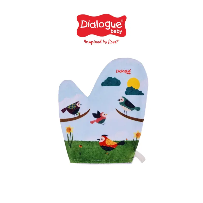 Dialogue Baby Waslap Tangan Microfiber PR SB Bird & Rabbit - DGW1229 2