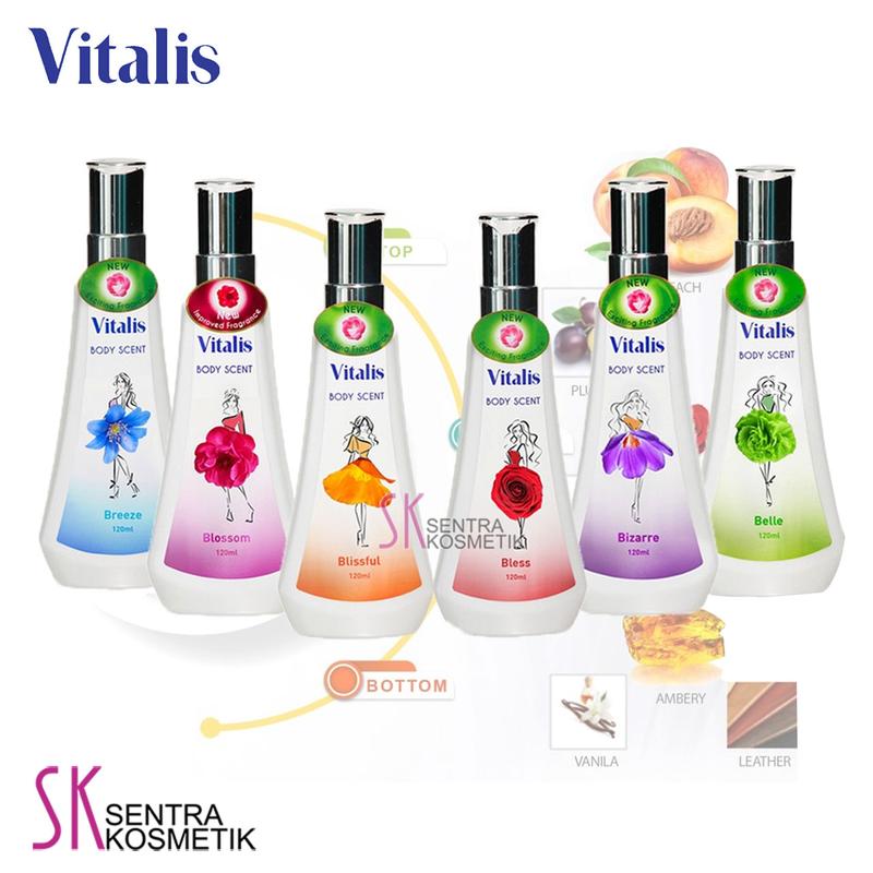 VITALIS Parfum Body Scent Perfume Wanita Wangi Bunga 3