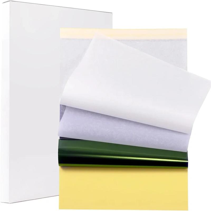 Product Introduction of 10/15/100pcs Tattoo Transfer Paper Transfer Stencil Paper Tattoo Copier 4 Layers A4 Size Tool for Tattooists Tattoo Supplies 26