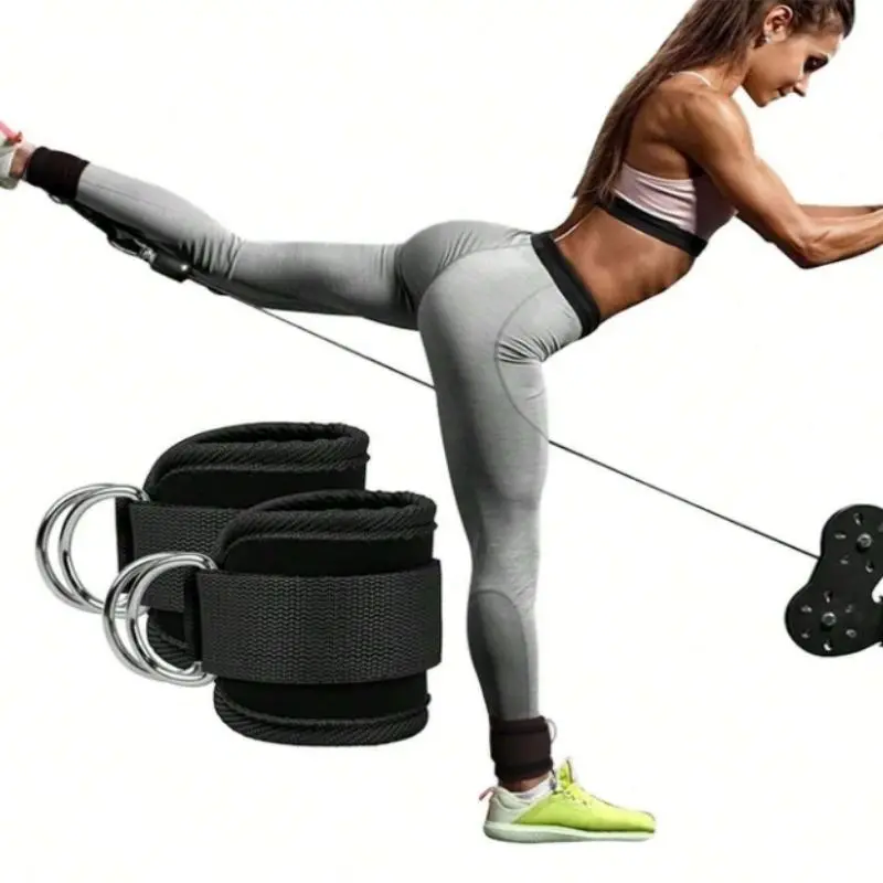 Ankle Strap, Foot Straps for Fitness Training, Sports Ankle Straps for Cable Machines, Yoga & Pilates Equipment Accessory, Stretching Gear, Exercise Equipment, Workout Band,   Workout Equipment 7