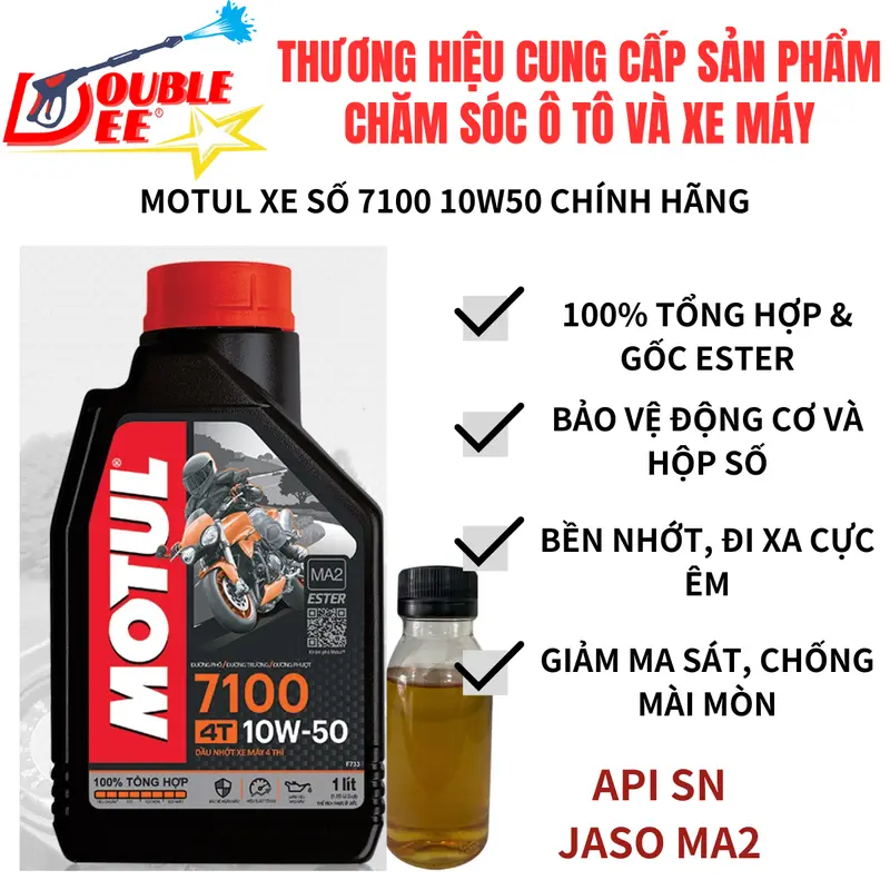 [ MOTUL ] Nhớt Motul 7100 10w50 Ester chính hãng Dầu Nhớt Dầu 0
