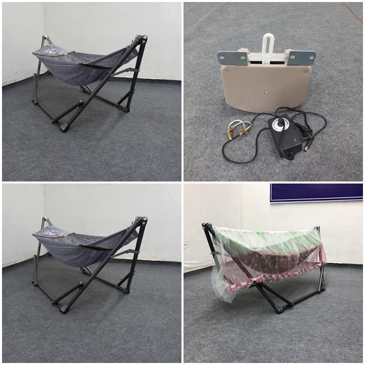 combo máy đưa võng mini+bộ võng mini+mùng 2