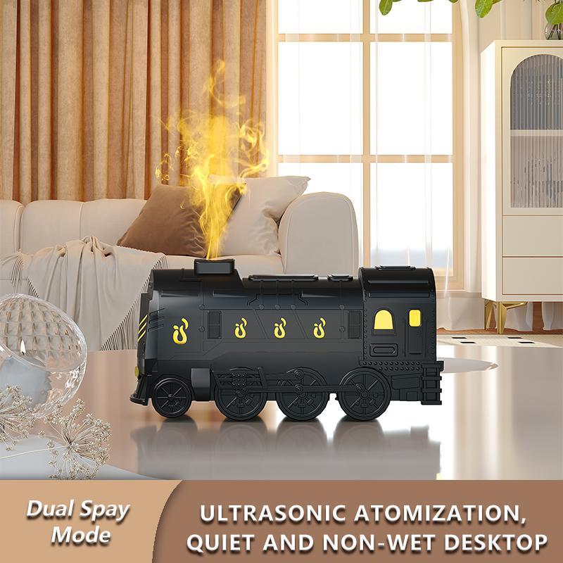 Product Introduction of Train Design Aromatherapy Machine, 300ML Ultrasonic Train Design Humidifier, Creative Essential Oil Diffuser, Desktop Decoration for Home Office 5