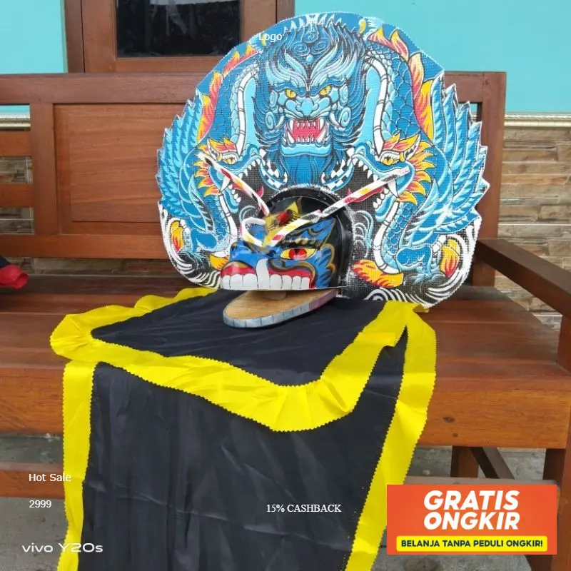 ready READY TERMURAH Terlaris barongan spon devil Mainan anak BISA COD Kain 3
