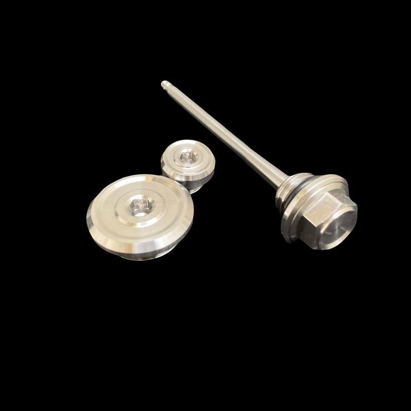 Combo Ốc nắp nhớt INOX 304 có ty thăm nhớt và mâm lửa Mẫu Trơn cho nhiều dòng xe máy Ya HĐ - Phụ kiện xe máy Phụ Kiện Phụ Tùng