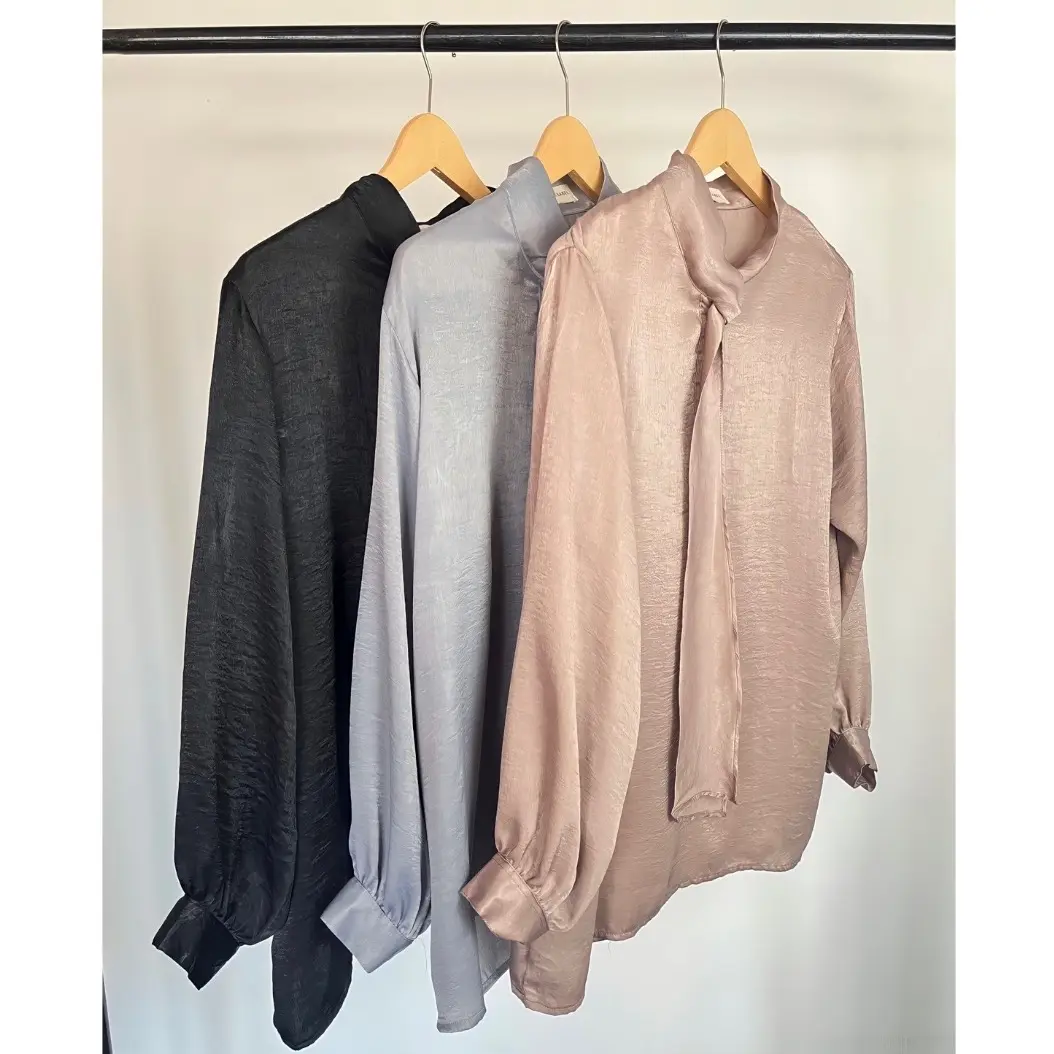 Anecy Blouse - Atasan wanita lengan panjang | silk premium