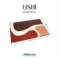 Gambar Dekoruma USHI Karpet Lantai Dengan Motif Ukuran 150x100 cm - Warna-warni dari Dekoruma Official Store Kab. Bekasi 3 Tokopedia