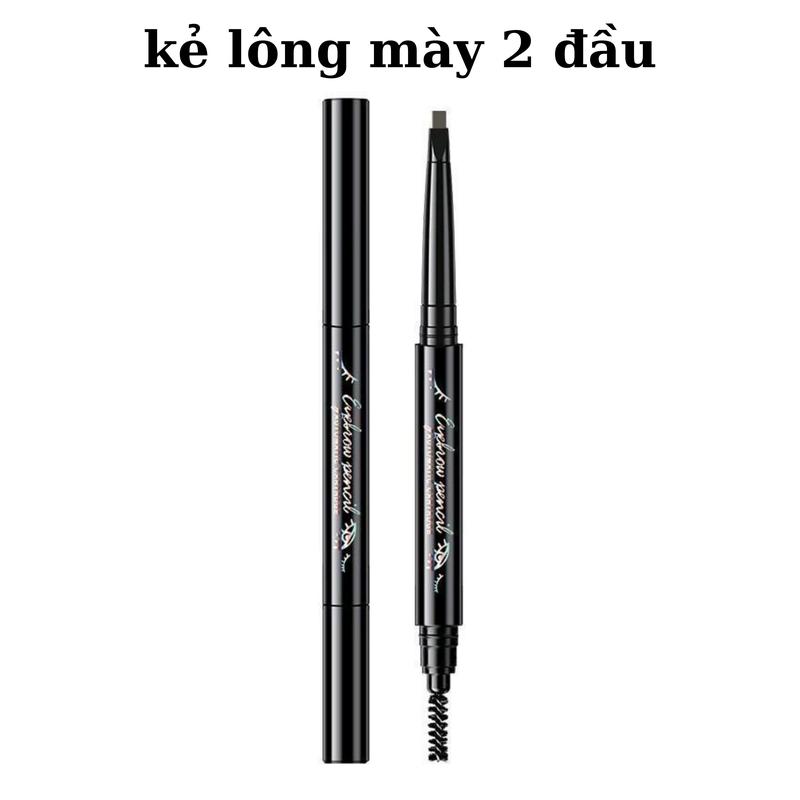 bút vẽ lông mày 2 đầu LAMEILA gồm 1 đầu chuốt lông mày, 1 đầu vẽ lông mày Trang Điểm Cosmetic
